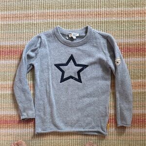 Gray Star Sweater for Kids